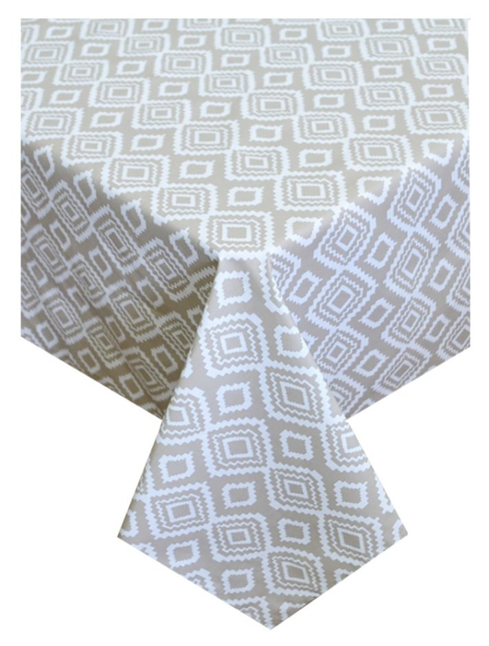 Скатерть Прованс Simfoni 180х140 см Ромб бежевый (.008221)