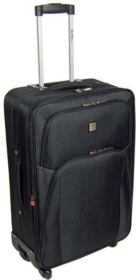 Чемодан на колесах Skyflite Spirit Black (M) (923979)