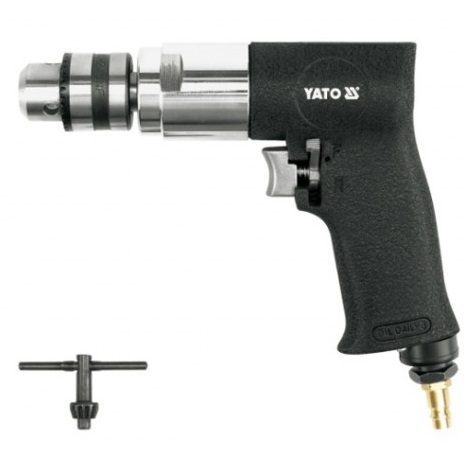 Дрель пневматическая Yato 1/4" патрон 1.5-10 мм с реверсом (YT-0970)