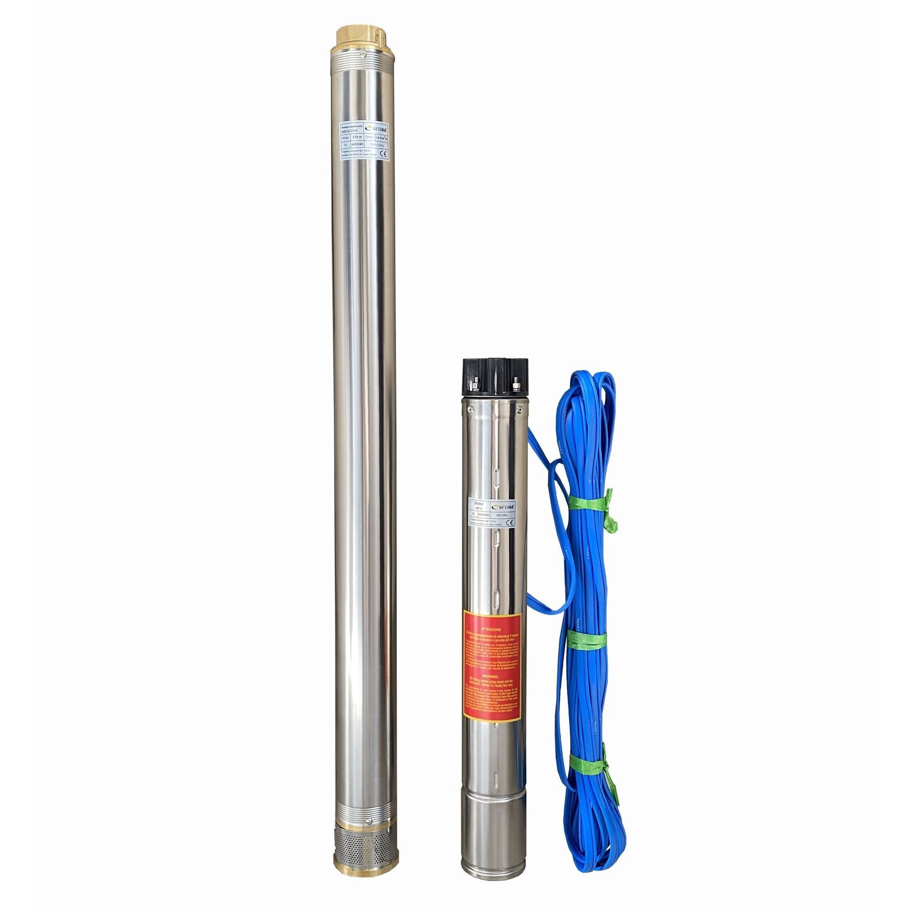 Глубинный насос Optima 4SD10/23 4 кВт 139 м 3-х фазный