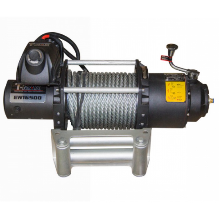 Лебедка T-Max FEW-16500 12V/7.480 т Fire Work series (8657100)