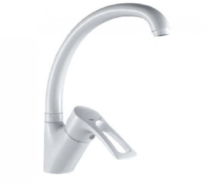 Смеситель для кухни Haiba Hansberg 011 WHITE (HB0202)