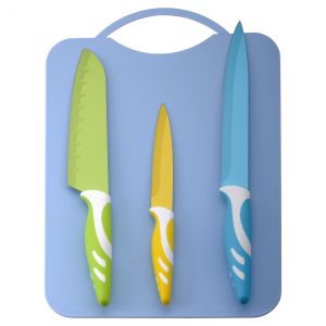 Набор ножей Martex 3 предмета с разделочной доской 29-248-013