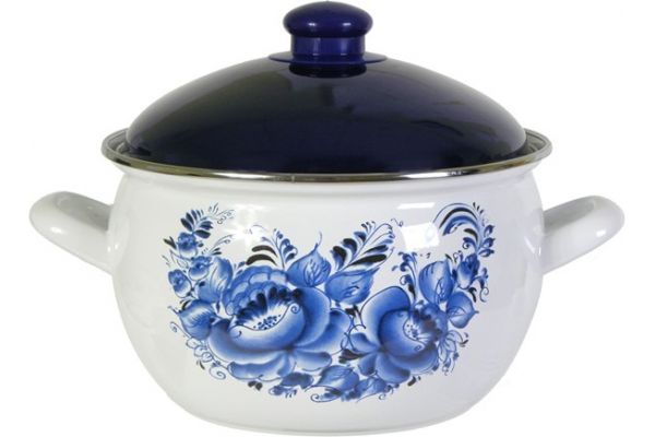 Кастрюля Savasan 16 см 2.2 л Гжель (6314313)