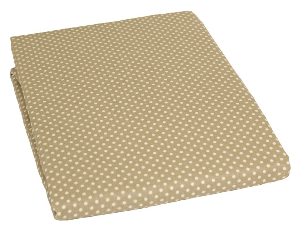 Простынь Прованс Горох латте 145х215 см Коричневая (6835)