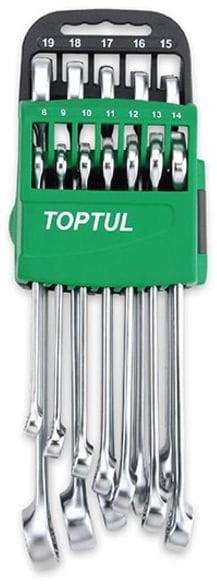 Набор ключей комбинированных Toptul 7-24 мм 14 шт на холдере (GSAB1401)