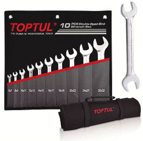 Набор рожковых ключей Toptul 10 шт 6-32 мм (GPCJ1001)