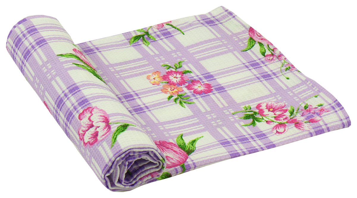 Полотенце вафельное Руно 35x70 см (217.15_Бузковий тюльпан)