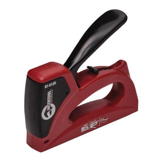 Механический скобозабивной пистолет Intertool под скобу 11.3*0.7*6-14мм (RT-0120)