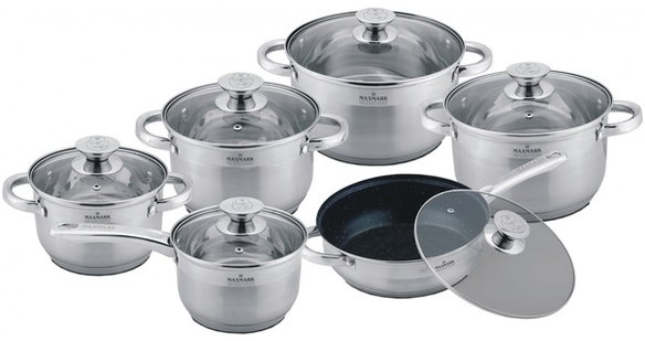 Набор посуды Maxmark 12 предметов (MK-3512A)