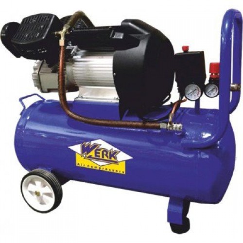 Компрессор Werk VBM-50N 2.2кВт 50л 300л/мин 8бар 220В (60513)