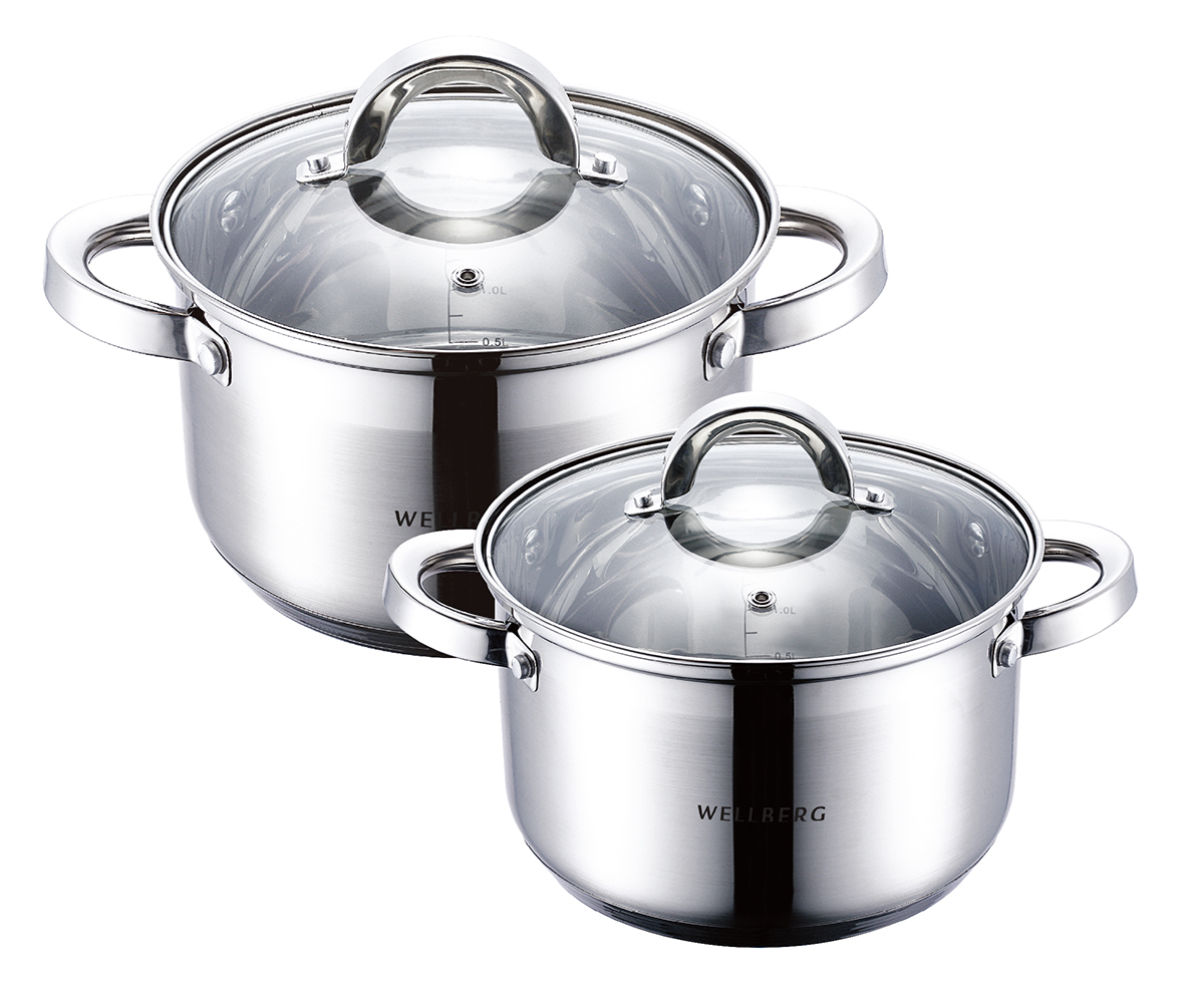 Набор кастрюль Wellberg 4 предмета (WB-22482)
