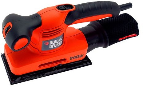 Шлифмашина вибрационная B & D 240 Вт, 15000 об/мин, стопа 91х189 мм (KA320EKA-QS)