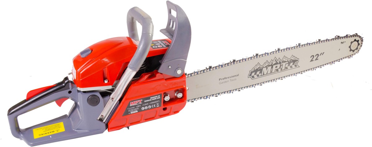 Бензопила Mastertool 2200 Вт, 58 см3, 550 мм/22", плавный пуск (MGS5802-22)