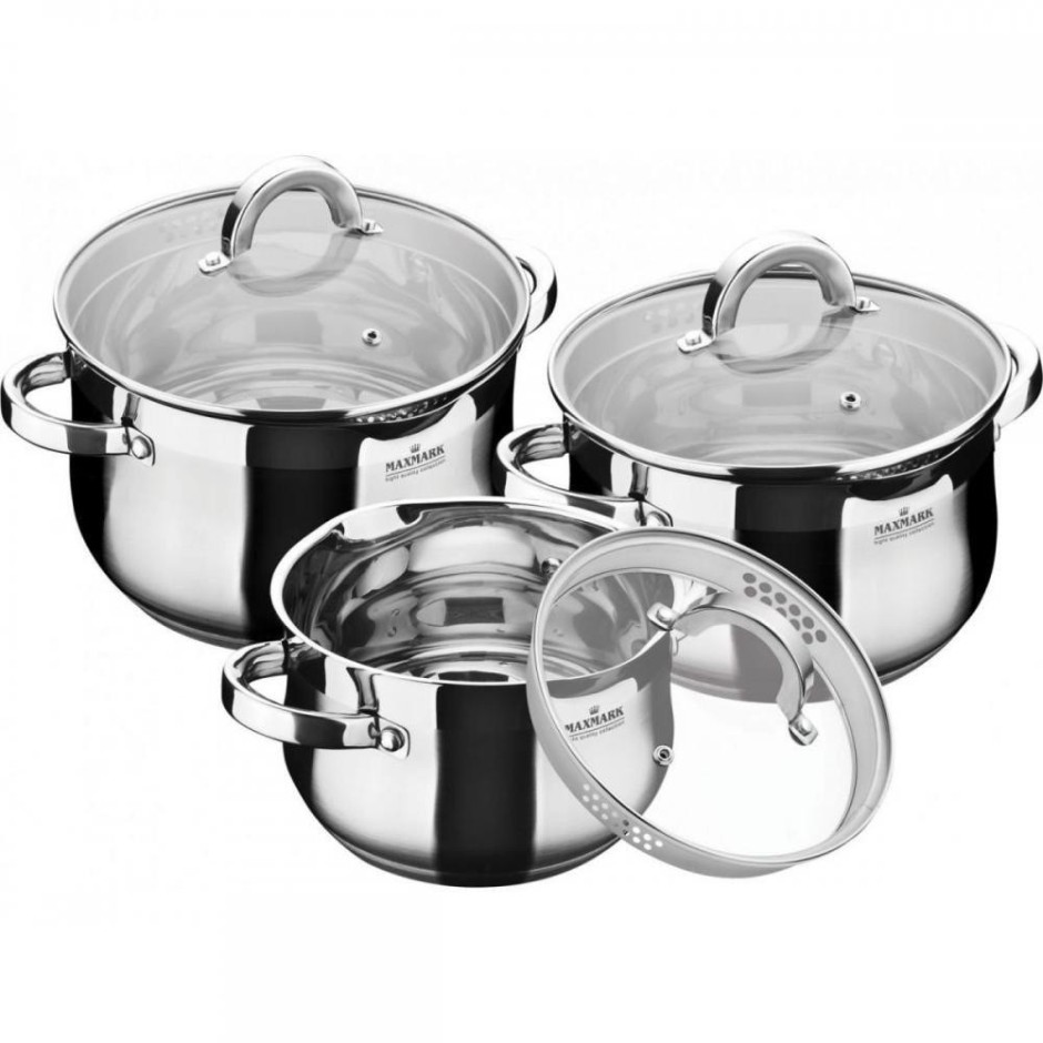 Набор посуды Maxmark 6 предметов (MK-BL6506B)