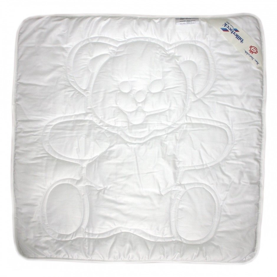 Одеяло детское Billerbeck Teddy white Овечья шерсть 80х80 см Белое (0161-01/00)