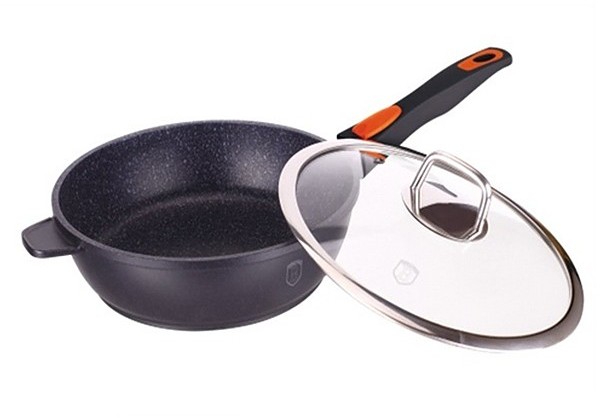 Сковорода глубокая Berlinger Haus Granit Diamond line 24 см BH-1107