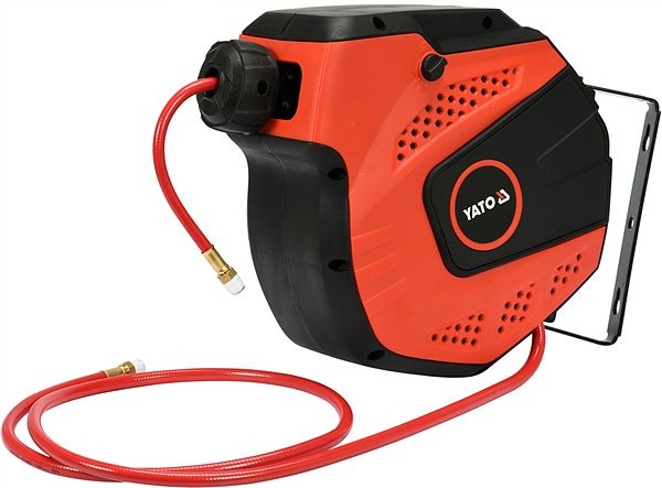 Шланг пневматический ПВХ на катушке Yato 1/4 " 6.5 мм 14 м 20 Bar (YT-24243)