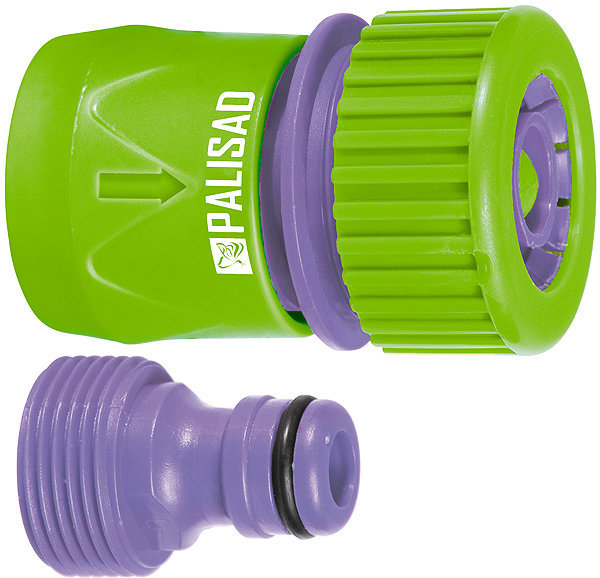 Соединитель-адаптер PALISAD пластмассовый, 3/4", внешняя резьба (65755)