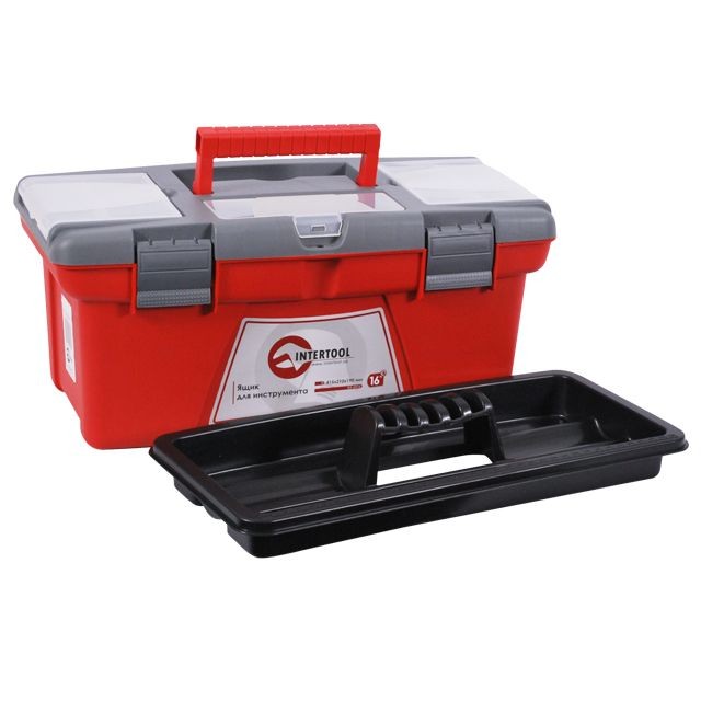 Ящик Intertool для инструментов 16" 415x210x190 мм (BX-0416)
