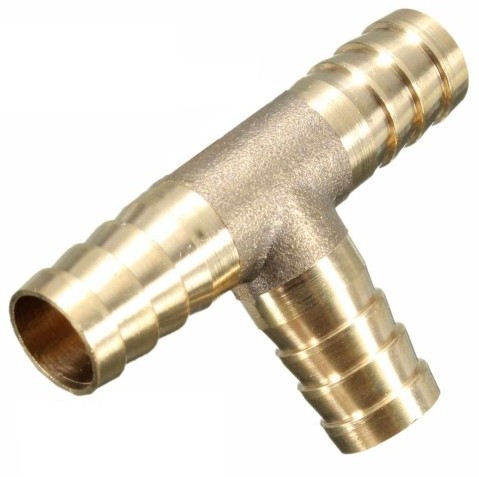 Cоединитель Airkraft на шланг T-образный 12х12х12 мм (E102-6-4)