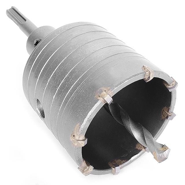 Коронка Intertool по бетону 65мм и переходник SDS Plus 100мм (SD-7065)