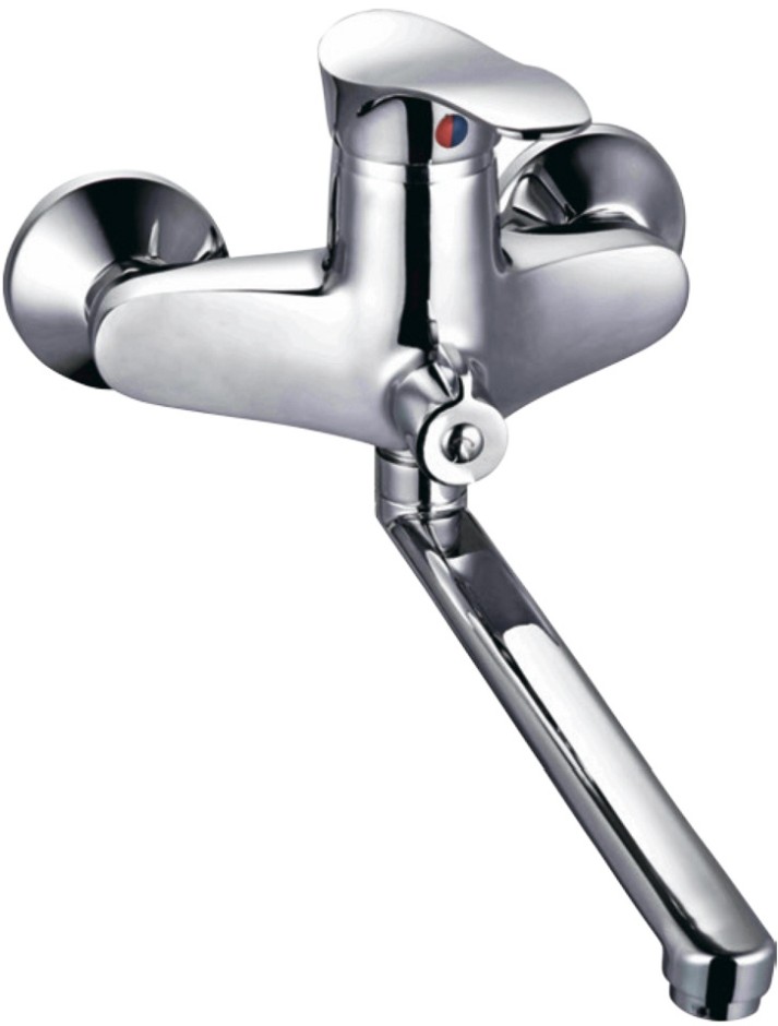 Смеситель для ванны Tau SE D40 гусак прямой 350мм дивертор встроенный картриджный (SE-2C245C)