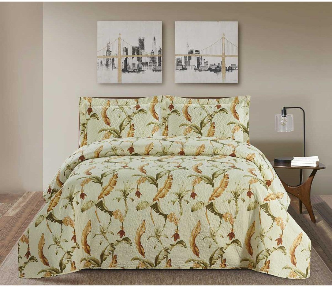 Покрывало Arya Печатное 1,5 180х240 - 50х70 + 5 Botanic (8680943071545)