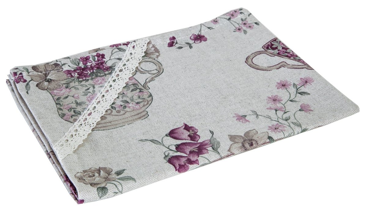 Салфетка Прованс Cups с кружевом 35х45 см (.003730)