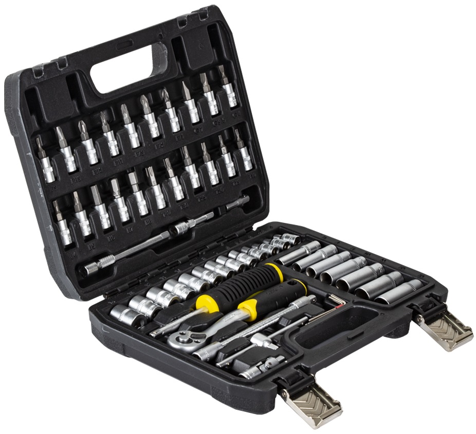 Набор насадок торцевых и биты Sigma 1/4" 53 шт CrV (6003521)