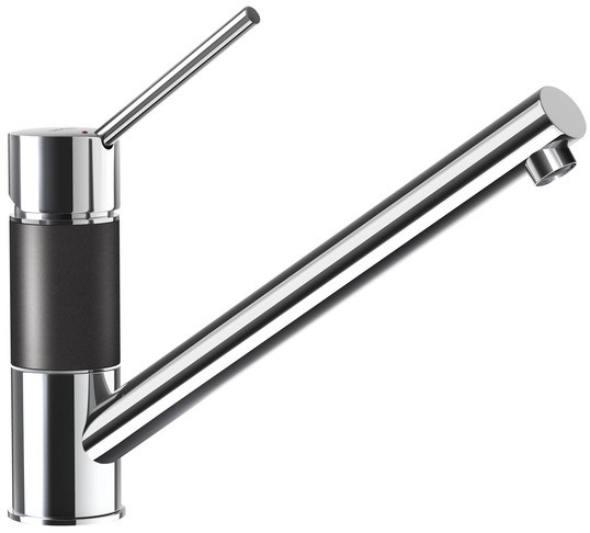 Кухонный смеситель Schock SC50 Nero-13 хром/черный (50300013)