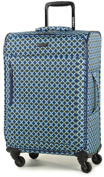 Чемодан на колесах Members Vogue (M) Blue Geo Print (923550)
