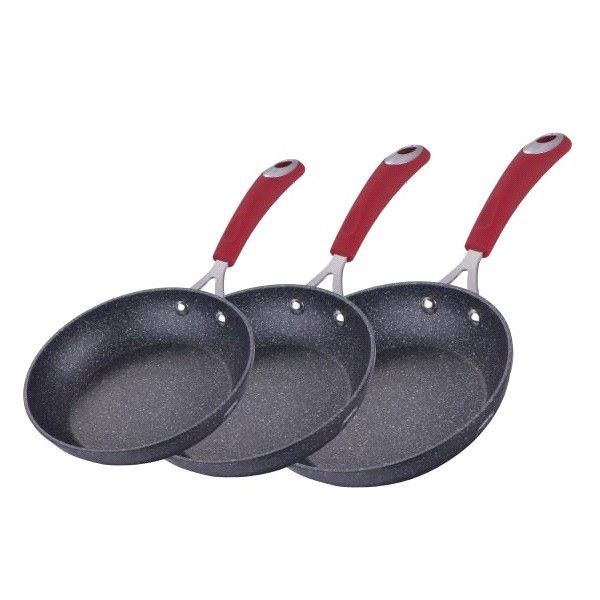 Набор сковород Berlinger Haus Black Stone Touch Line 3 предмета (BH-1175)