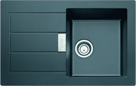 Кухонная мойка Franke Sirius Tectonite SID 611-78 Черная (114.0498.003)