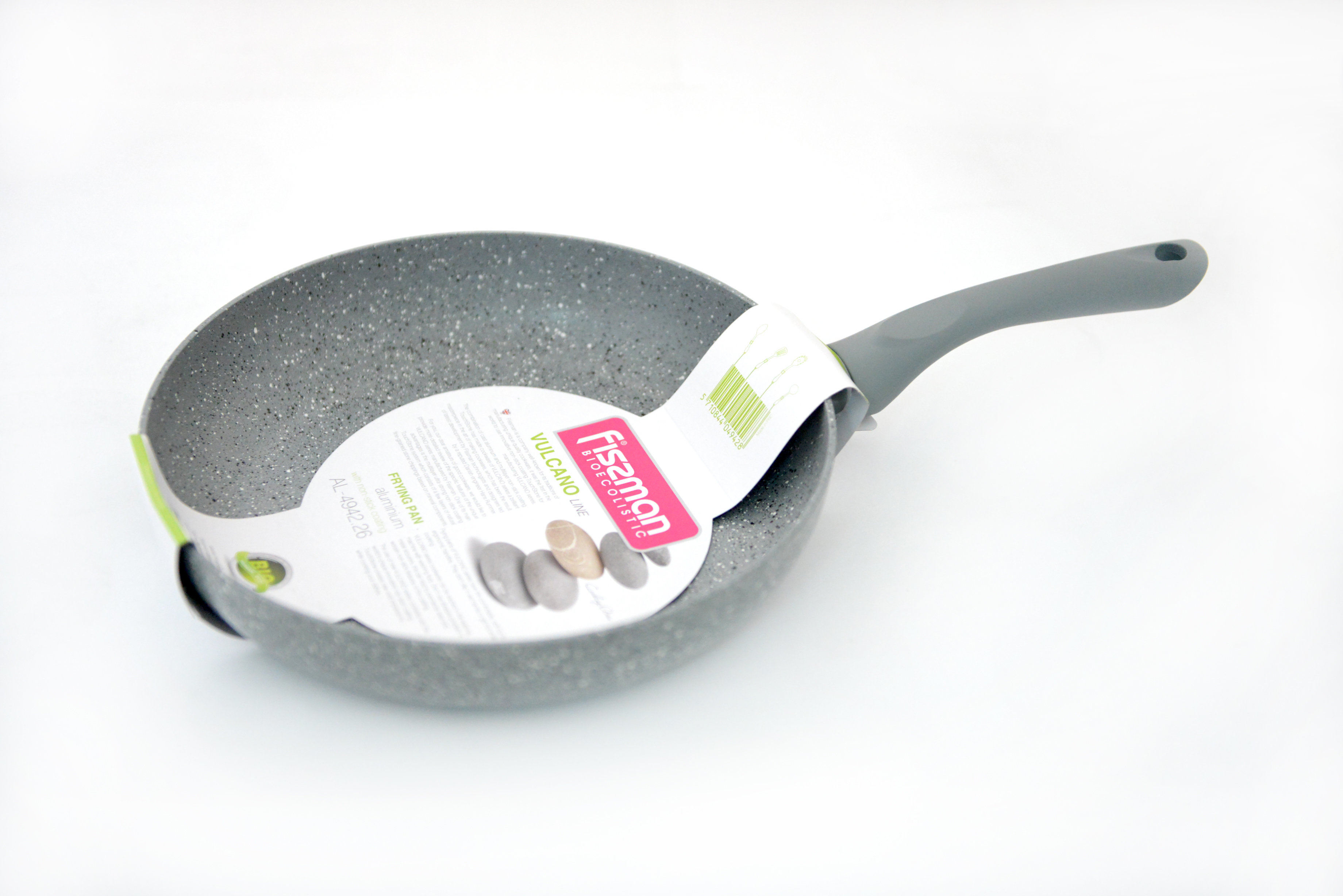 Сковородка VULCANO 26 см с каменным антипригарным покрытием индукционное дно (AL-4942.26)