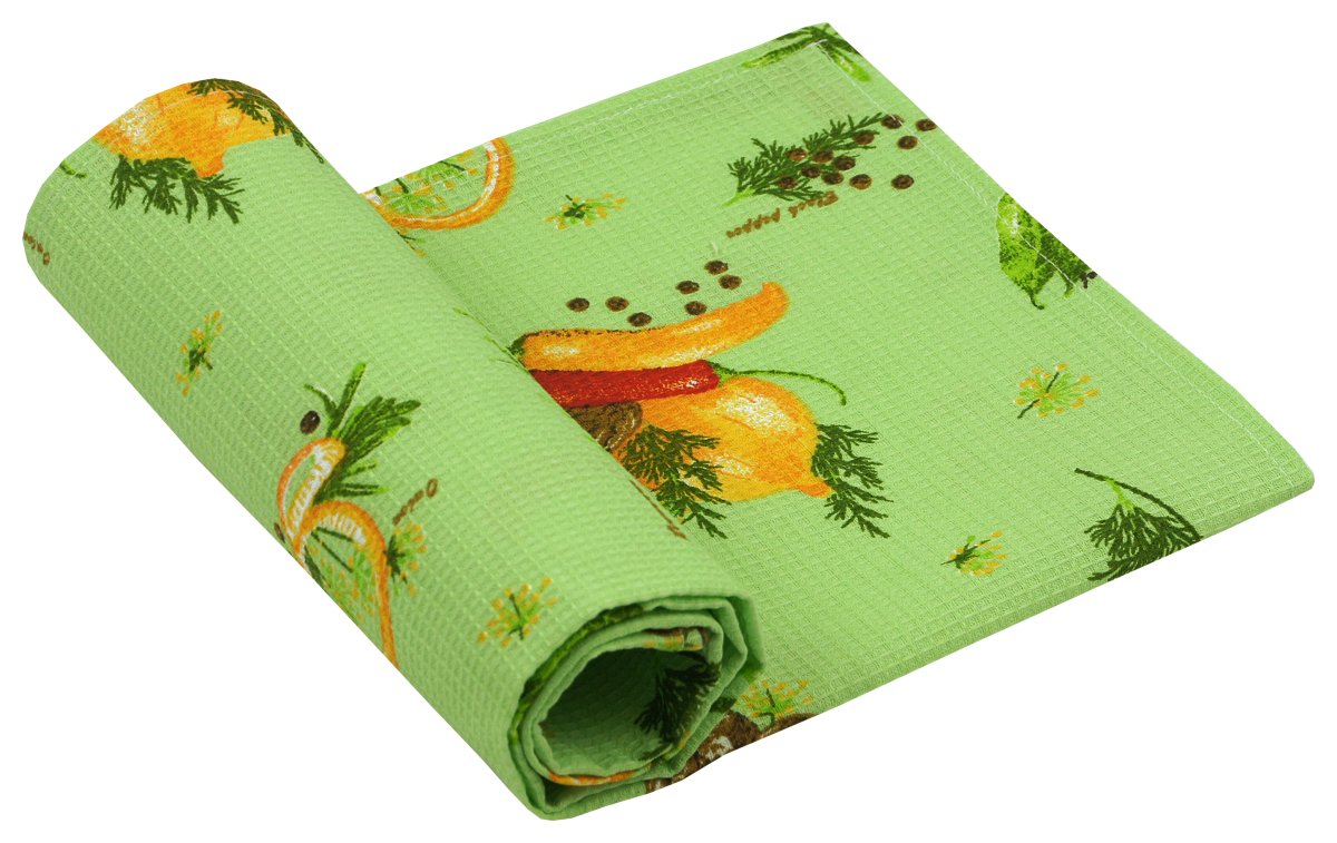 Полотенце вафельное Руно 35x70 см (217.15_Салатовий спеції)