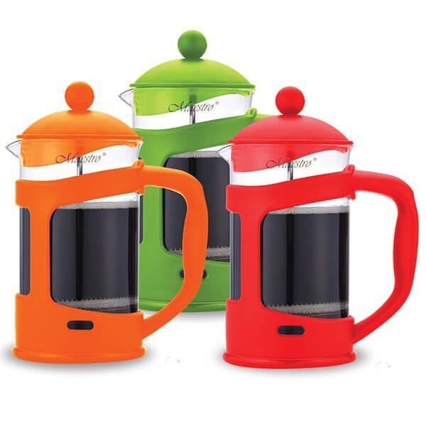 Френч-пресс Maestro 1000 мл красный (MR1665-1000)