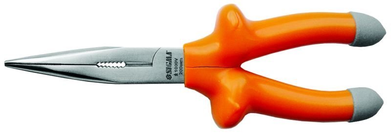 Длинногубцы прямые Sigma 200мм диэлектрические 1000В (4364201)