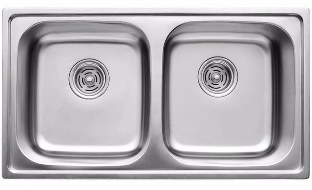 Мойка для кухни Haiba 78x43 Double Polish глянцевая (HB0568)