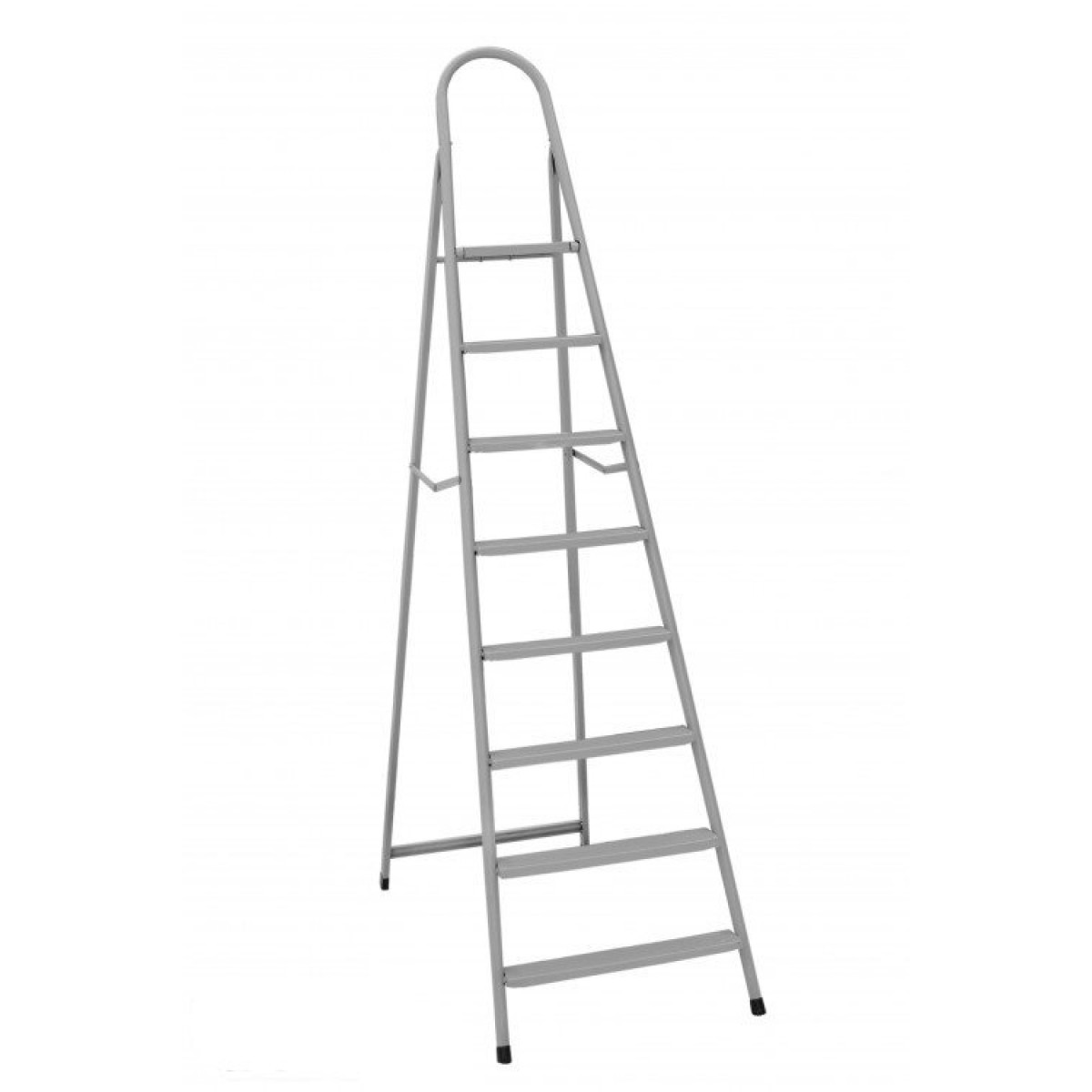 Стремянка металлическая Mastertool Италия 8 ступеней с растяжками (79-1048)