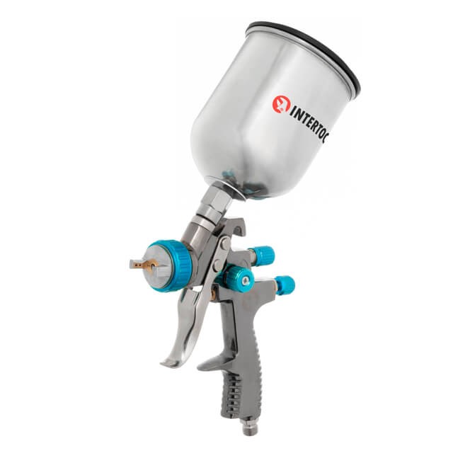 Краскораспылитель Intertool LVLP BLUE 1.4мм, 600мл (PT-0133)