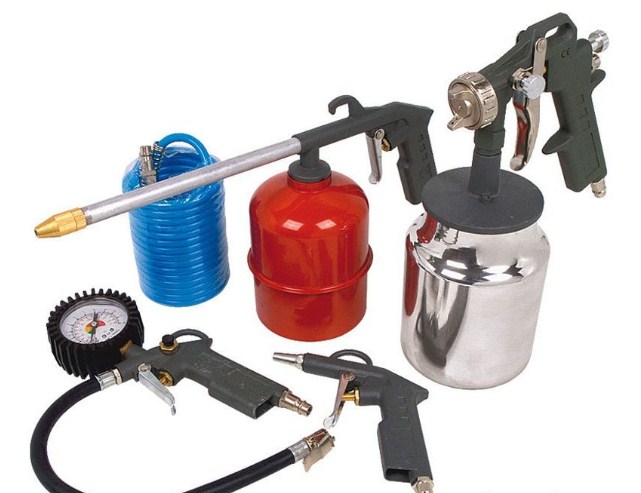 Набор лакокрасочный с нижним баком Miol 5 шт (80-995)