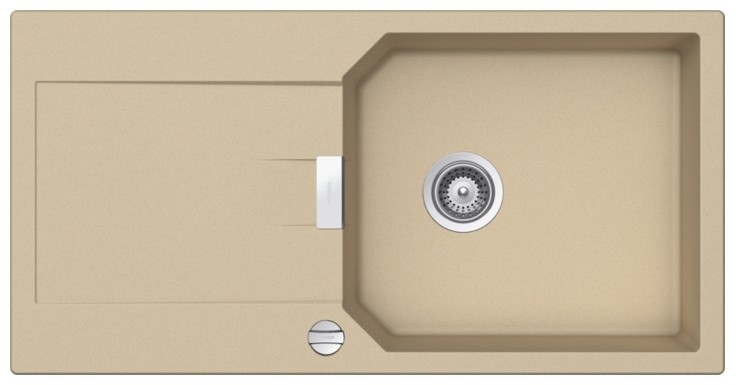 Кухонная мойка Schock Manhattan D100 L Moonstone-22 (22056022)