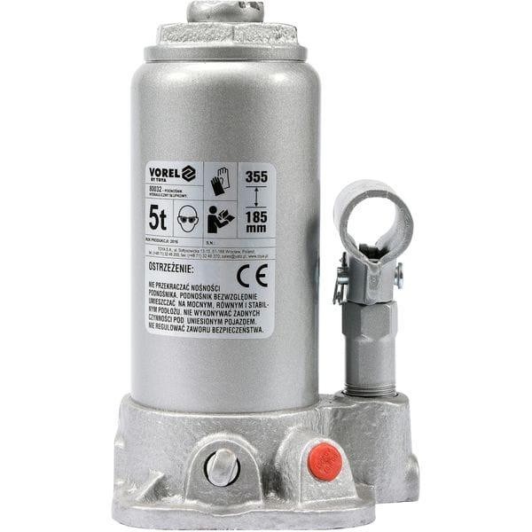 Домкрат бутылочный Vorel 5 т 185-355 мм (80032)