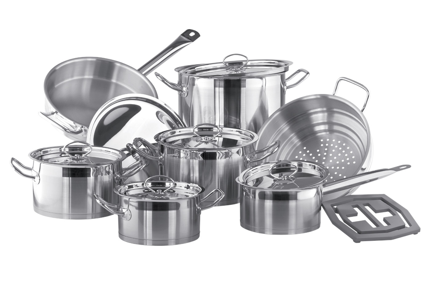 Набор посуды Vinzer Universum Pro 14 предметов (89033)