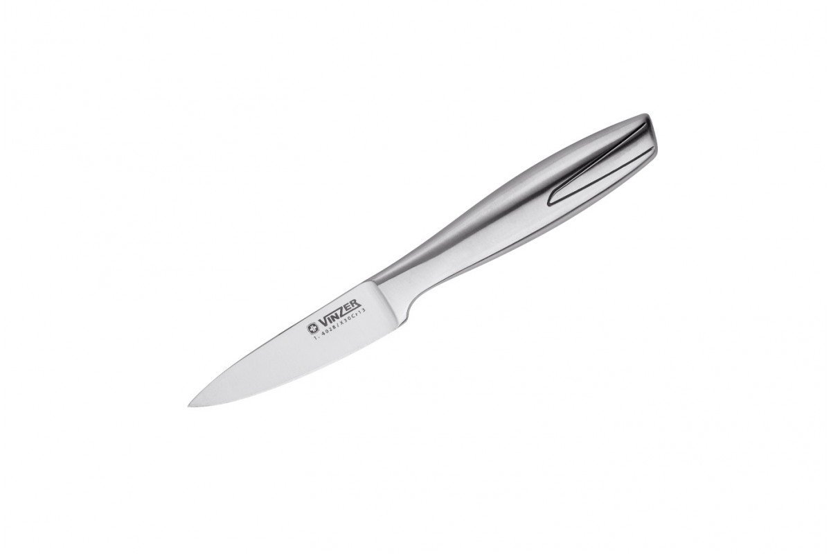 Кухонный нож Vinzer для овощей 76 мм Silver (89311)