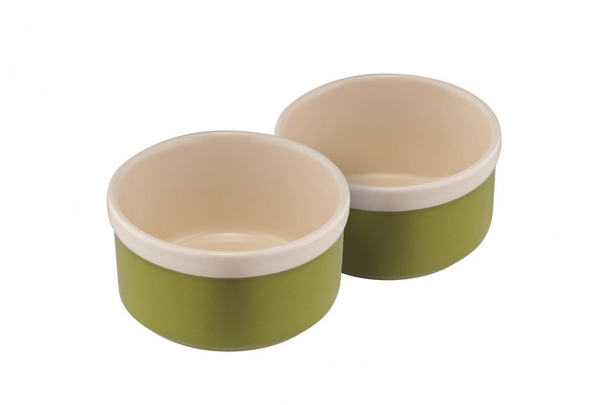 Форма для запекания Granchio Natura Oliva Green Ceramica collection круглая Ø 22 см (88519)