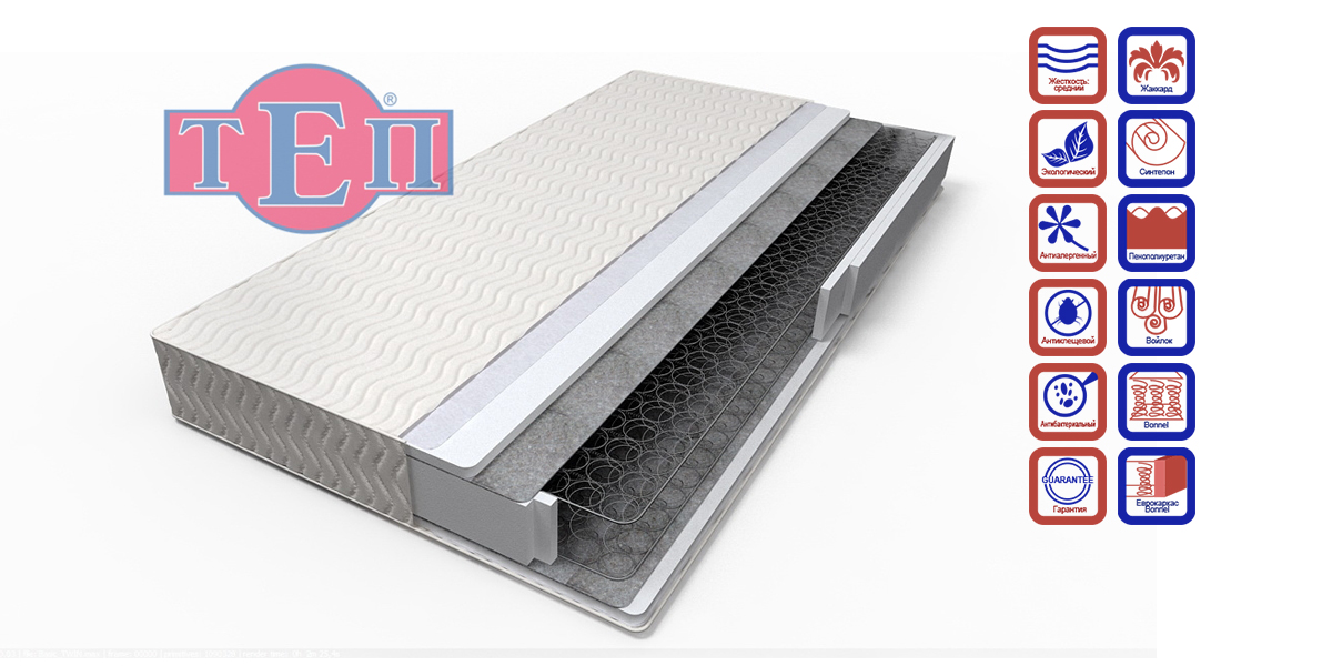 Матрас ТЕП Basis TWIN 180х190 см