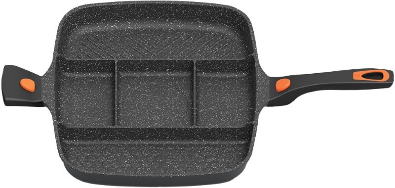 Мультисковорода Berlinger Haus Granit Diamond Line 37x31 см BH-1364