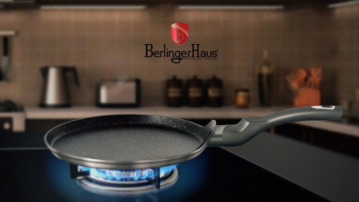 Сковорода для блинов Berlinger Haus Carbon Metallic Line 25 см BH-1250N